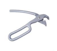 Pinzas de cocina de aluminio para pizza, resistente al calor, soporte para bandeja de horno, elevador de placa de metal, para sartenes, utensilios de cocina de 20 16,5 cm