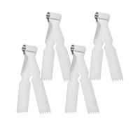 Pinzas de cocina de catering de acero inoxidable resistentes al calor, 3,3 x 6,7 cm, mini pinzas de cocina, herramientas de repostería resistentes al calor para tartas, galletas, decoración de y