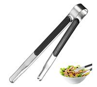 Pinzas de cocina para cocinar - Utensilios de cocina para servir Pinzas de, de aislamiento de servicio pesado antideslizantes resistentes al calor de metal barbacoa servir ensalada hornea