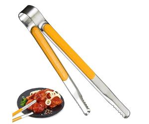 Pinzas de cocina para cocinar - Utensilios de cocina para servir Pinzas de - Resistente al calor, antideslizante y fácil de usar, ideal para servir, cocinar, hacer barbacoas, ensaladas y hornea