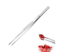Pinzas de cocina, pinzas de acero, pinzas de cocina, pinzas para comida de , barbacoa, y servir, o hornear, puntas dentadas de precisión