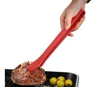 Pinzas de cocina, resistentes al calor, pinzas de silicona de alimenticio, herramientas de cocina antideslizantes para ensaladas, camping, carne, tocino, carne de res, pollo, freidora de