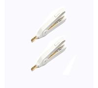 Pinzas de cocodrilo, 2 piezas LCR Kelvin Clip de prueba 20A cobre chapado en oro clip de cocodrilo para multímetros detectores de voltaje - Duckbill&Gary
