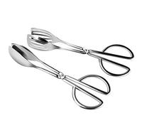 Pinzas de Comida Sukudon Paquete de 2 de Acero Inoxidable Barbacoa Cocina Pinzas de Cocina Utensilio para Servir Galletas Pinzas Pastel Accesorios de Cocina