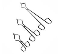 Pinzas de crisol de acero inoxidable for la industria de laboratorio for el laboratorio de instrumentos químicos(30cm)