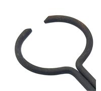 Pinzas de crisol de acero para hacer joyas, alicates de mango largo resistentes a altas temperaturas para fundición de metal, herramienta de abrazadera de agarre seguro de 36,5 cm