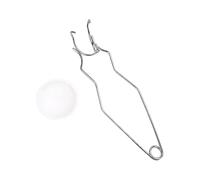 Pinzas De Crisol Juego de crisol for fundir, pinzas for látigo, suministros for moldeo de metales, juego for fundir oro, juego de crisol pequeño adecuado for joyería Para Crisol(2 piece set)