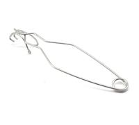 Pinzas De Crisol Pinzas de acero inoxidable for crisol de cuarzo, recipiente for fundición de sílice, herramientas de joyería Para Crisol