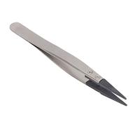 Pinzas de electricista, puntas de plástico de fibra de carbono estables y reemplazables, pinzas antiestáticas ESD para procesamiento electrónico