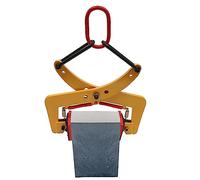 Pinzas de Elevación Ajustables para Bordillos Calcomanías 8-30cm Soporte de Piedras Max.capacidad Tracción 280kg Piedra de Ganchillo Leve Placa para Apretar Paletas Madera, Transporte Madera