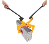 Pinzas de elevación de piedra, 325 kg, alicates de desplazamiento, alicates para piedra de bordillos, elevador para losas de granito de piedra, apertura ajustable, pinzas de transporte de piedra de