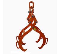 Pinzas de elevación de troncos de 28/32 pulgadas, pinzas de elevación de troncos de 4 garras de acero sólido resistente, pinzas giratorias de acero para arrastre de troncos (32 pulgadas)