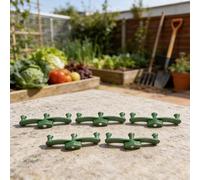 Pinzas de entrenamiento para jardín, ángulo ajustable, plástico, verde, 12 x 2 cm, paquete de 15 unidades, árboles frutales, bonsái, arreglos florales, moldear árboles, reutilizables