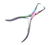 Pinzas de extensión profesionales, alicates for extensiones de cabello, alicates de acero inoxidable for microanillos y herramienta removedora de pegamento de fusión, 1 Uds.(Colorful)