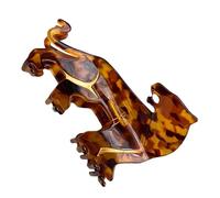 Pinzas de garra de animales, pinza para el pelo de leopardo | Clip de pelo mediano con forma de leopardo | Accesorios para el cabello, tocado de moda, pasador funky para decoración del cabello para mu