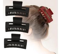 Pinzas de garra de nube, pinzas flexibles y acogedoras, pinzas para el pelo que no se pueden romper para mujeres, pinzas flexibles para el cabello, pinzas de mandíbula de sujeción fuerte (B-3 piezas)