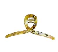 Pinzas de garra de pelo antideslizantes y de sujeción fuerte para mujeres y niñas Pinzas y pasadores de garra de pelo hechos a mano (Gradual change deep amber 11cm)