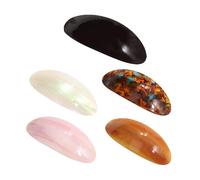 Pinzas de Garra Femeninas,5 piezas de acetato vintage para peinado de chicas,Pinzas Garra Estilismo Femenino | para Cabello Grueso, Delgado, Fino, Largo, Mediano, Corto, Boda, Hogar, Oficina, Escuel