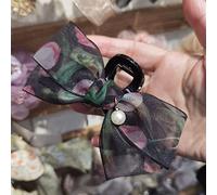 pinzas de garra,garra de pelo,pinza de tiburón, Clip de lazo de flor rota de hilo de malla sensible, horquilla de flor de amor femenina, Clip de tiburón, accesorios for el cabello, agarrador Floral ne