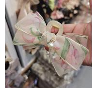 pinzas de garra,garra de pelo,pinza de tiburón, Clip de lazo de flor rota de hilo de malla sensible, horquilla de flor de amor femenina, Clip de tiburón, accesorios for el cabello, agarrador Floral ne
