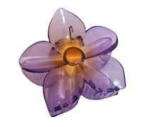Pinzas De Garra Para El Cabello De Flores,Pinzas De Garras De Flores Para El Cabello - Diadema con pinza para el cabello tropical transparente | Pinza de pelo con tema de playa, tocado de flores de va