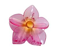 Pinzas De Garra Para El Cabello De Flores,Pinzas De Garras De Flores Para El Cabello - Pinza de pelo gruesa transparente para vacaciones junto al mar - Prevenir resbalones Horquilla de mujer con pinza