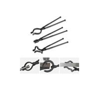 Pinzas de Herrero - DUOKU - Conjunto de 3 Piezas - 18 pulgadas - Acero al Carbono - Negro