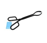 Pinzas de hierro fundido resistentes para chimenea de interior, accesorios para fogatas de interior, pinzas para estufa al aire libre, pinzas de troncos largos, pinzas de leña, pinzas de fogata