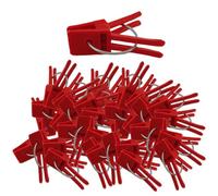 Pinzas de injerto de ABS estándar, 500 g, rojo, verde, transparente, clip de soporte para plantas de interior, herramienta de injerto, ayuda de jardín, pepino, tomate, berenjena, sandía