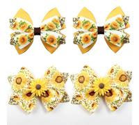 Pinzas de lazo para el pelo de calabaza otoñal para niñas, lindas pinzas hechas a mano con lazo de colores de otoño feliz otoño, horquillas de cocodrilo, para dar gracias, Halloween, vestido,