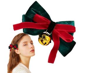 Pinzas De Lazo Para Mujeres - Con Campana Ligeras Creativas Festivas,Pinzas Para Pelo Con Garra De Peluche | Para Viaje Escuela Trabajo Desplazamiento Fiesta Hogar Exterior Comida Playa Mujeres Niñas