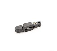 Pinzas de liberación de tabla de cepillado de pesca en alta mar ajustables para cuerda de arrastre con agarre de plástico y resistente (1 unidad, negro)
