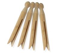 Pinzas de madera redondas Honey-Can-Do (paquete de 100)