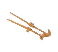 Pinzas De Madera - Utensilio para Tostadas y Pan,Con Imán Para Servir Pan Tostado Bagel Muffin Torta Desayuno 28 Cm