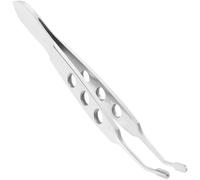 Pinzas de masaje de glándulas de Meibomio, herramienta exprimidora de párpados de acero inoxidable para alivio de ojos secos y expresión de glándulas, diseño ergonómico con agarre cómodo