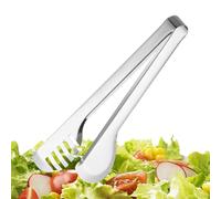 Pinzas de metal para cocina - pinzas de espagueti con dientes, pinzas de barbacoa para barbacoa, utensilios de cocina | Rebotes rápidos que sirven pinzas para el hogar, uso del restaurante, pinzas de