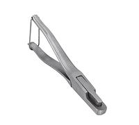 Pinzas de oreja en forma de V de acero inoxidable en forma de U, buena herramienta de ayuda para el agricultor, para criadores de granjas, aplicador de etiquetas de oreja para cerdos