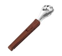 Pinzas de pan de pata de gato de acero inoxidable - Pinzas de cocina resistentes al calor, herramientas de servir seguras para alimentos | Elegantes mini pinzas reutilizables, accesorio de clip