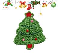 Pinzas de pelo de ganchillo para niñas, horquilla decorativa de ganchillo de Navidad, accesorios para el cabello, horquillas para el pelo, pinzas para el pelo, cómodas para mujeres y niñas