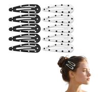 Pinzas de pelo de lunares para mujeres y niñas, estilo retro, estéticas, de metal, antideslizantes, accesorios para el cabello para el estilo Y2K, uso diario, fiesta, vuelta a la escuela, regalos