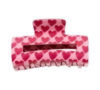 Pinzas de pelo de metal para el día de San Valentín, diademas de tela con borde ancho, accesorios para fiestas del día de San Valentín, accesorios para niñas (I, talla única)