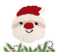 Pinzas de pelo de punto, pinzas de pelo de punto, diseño de ganchillo de horquilla de Navidad, horquillas hechas a mano para niñas y mujeres, bonitos accesorios para el cabello para uso diario