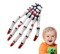 Pinzas de Pelo de Terror Diseño Único de Mano de Esqueleto