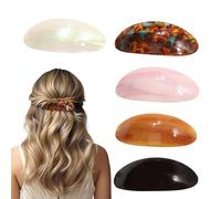 Pinzas De Pelo Garra,5 Piezas Fuerte Sujeción Accesorios Para Niñas,Pinzas De Garra Para Chicas Con Cabello Grueso | para Cabello Grueso, Delgado, Fino, Largo, Mediano, Corto, Boda, Hogar, Oficina,