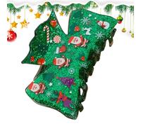 Pinzas De Pelo Navideñas | Bonitas Horquillas Grandes De Santa Claus Con Agarre Fuerte - Accesorios Para El Pelo De Fiestas De Invierno | Para Niñas Y Amigos Fiesta Vacaciones Uso
