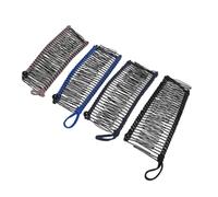 Pinzas de pelo tipo plátano vintage con 30 dientes, sin arrugas, para cabello grueso rizado y ondulado, soporte estirable resistente, colores gris y azul
