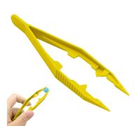Pinzas de perlas - Pinzas de acero inoxidable estriadas para joyas, notas finas para perlas, piedras y objetos pequeños | contadores de precisión portátiles para conjuntos de joyas, reparación de