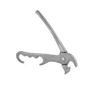 Pinzas de Pizza for sartenes profundas, pinzas resistentes aluminio fundido for tirar horno caliente, bandeja for platos, 5 uds Para Platos(Size 2)