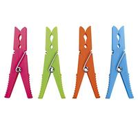 Pinzas de Plástico Grande | Pack 12 Unidades | Medida 9 cm de Longitud | Pinzas Multiusos