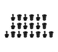 Pinzas de plástico para parrilla de altavoz, kit de 10 piezas para soluciones simples de instalación de altavoces de audio (B114)